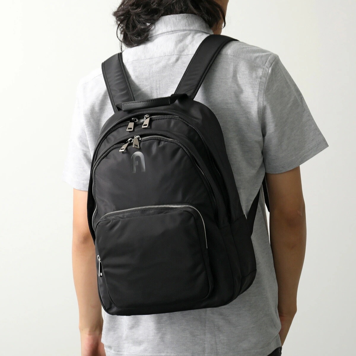 Furla フルラ バックパック MULTIFURLA M マルチフルラ WB01399 S50000 メンズ リュック ナイロン 鞄 O6000/NERO