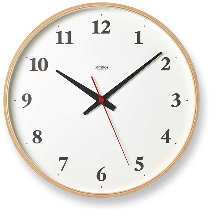 タカタレムノス　プライウッドクロックLナチュラル　LC2106NT 10,164円