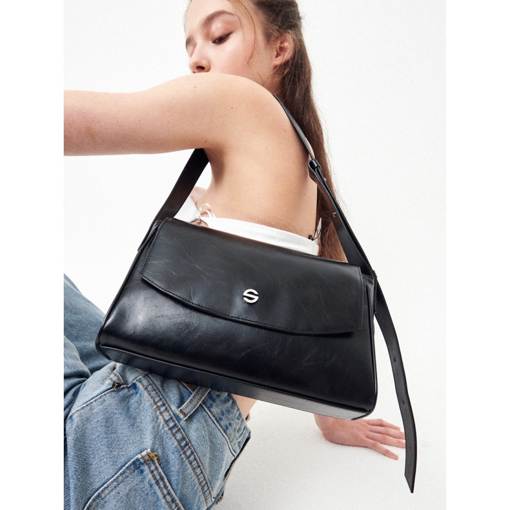 SEMICODE キャプチャーバッグ ミニ - クリンクルブラック