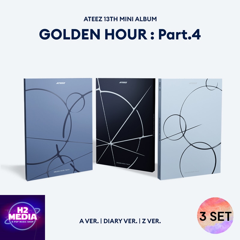 [3種 SET] ATEEZ - GOLDEN HOUR : Part.4