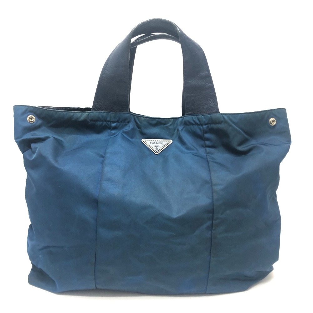 トートバッグ VA0677 トライアングルロゴ トートバック カバン バック ナイロン ブルー