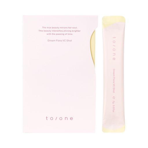 TO/ONE(トーン) ドリーム フローラ VC ショット (30包) 飲むビタミンC ビタミン1000MG 乳酸菌1億個 インナーケア グレープフルーツ&カルダモン風味