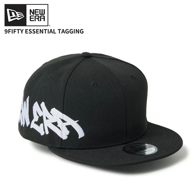 ニューエラ ユニセックス キャップ NEW ERA 9FIFTY Essential Tagging ブラック 帽子 14744823