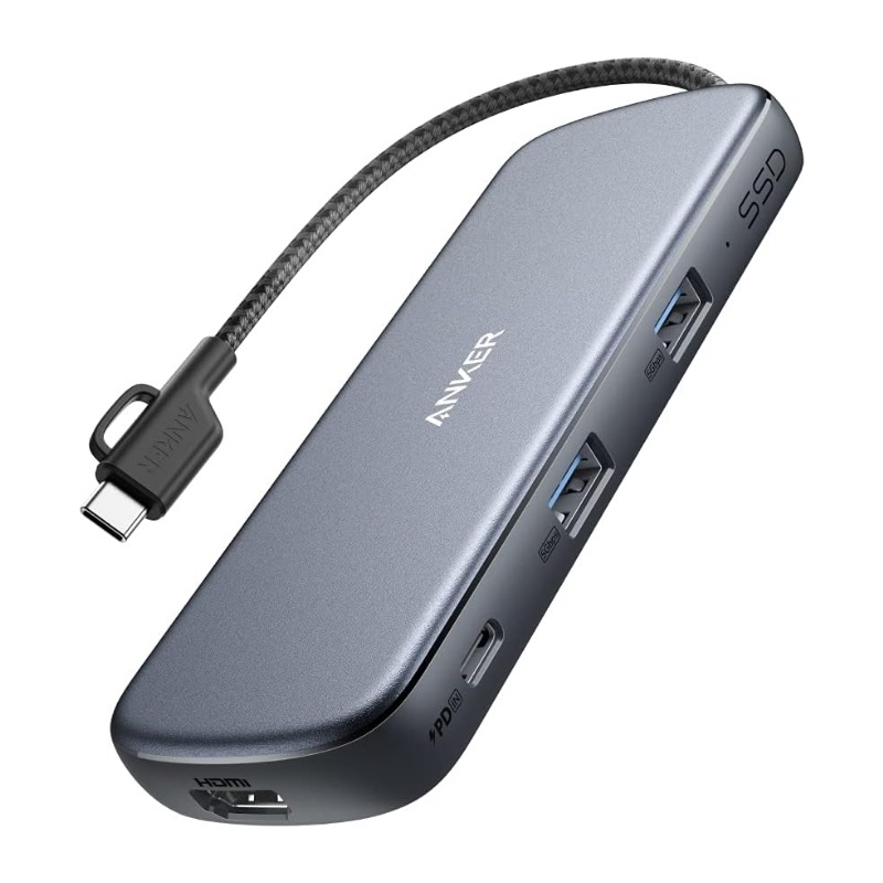 PowerExpand 4-in-1 USB-C SSD ハブ (256GB) ストレージ内蔵 4K対応 HDMI 100W USB PD対応