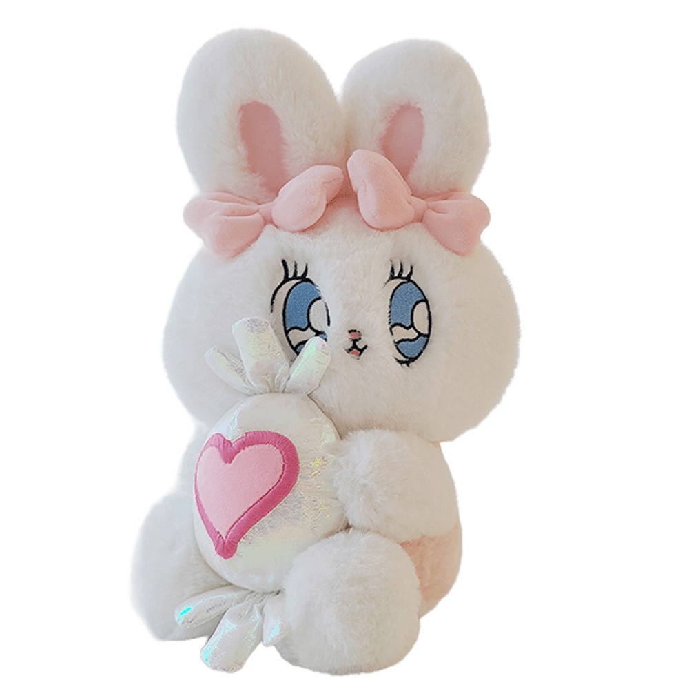 エスターバニーぬいぐるみ キャンディー 25cm ホワイト かわいい ウサギのぬいぐるみ