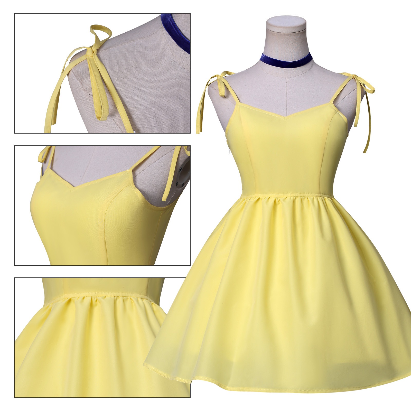 【人気爆売れ】ハロウィーン正規品新世紀福音戦士cos コスプレ コスチュームあすか小黄スカートコスプレキャラクターいしょう