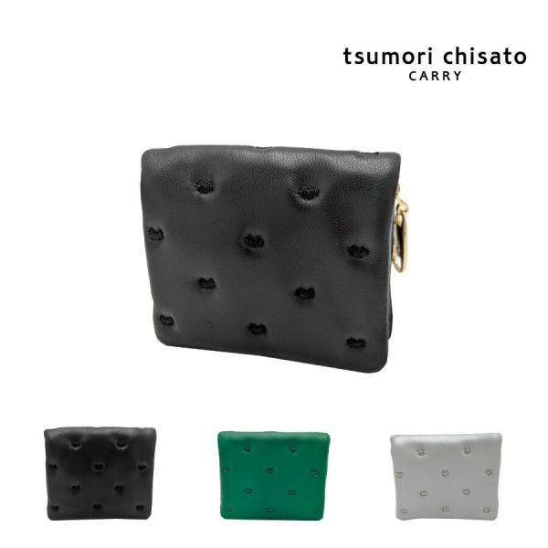 【tsumori chisato CARRY】57885 プチネコ 折り財布 財布 さいふ サイフ ウォレット 日本製 使いやすい 普段使い レディース ギフト プレゼント ブラック 母の日