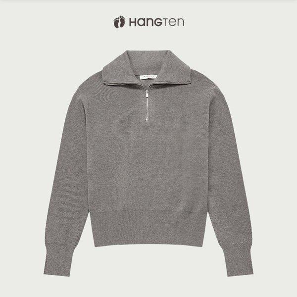 女性ハーフジップニットプルオーバー 10540-140-814-37F-SH