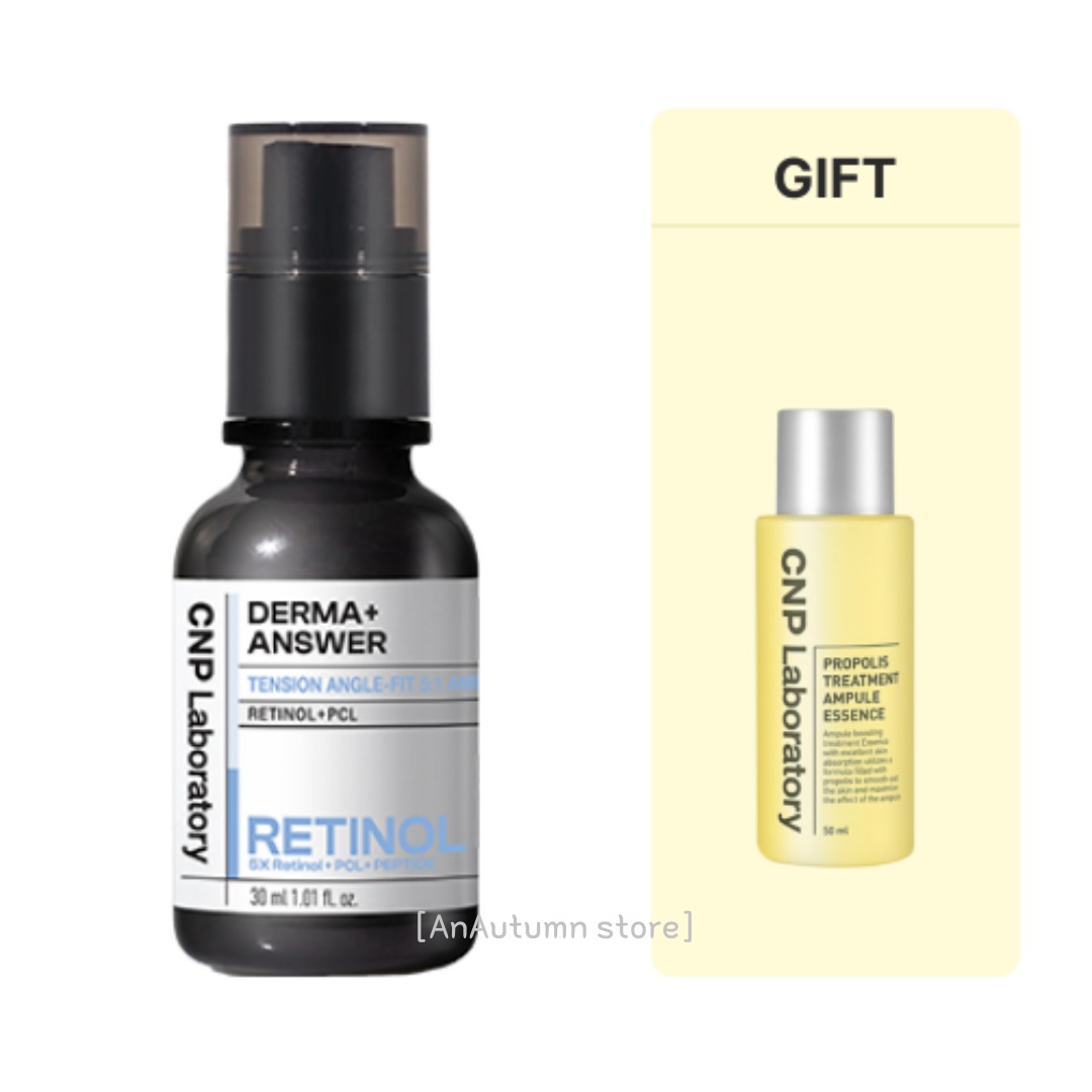 [正規品]ダーマアンドサテンションアングルフィットアンプル30ml(+プロポリスアンプルエッセンス50ml)