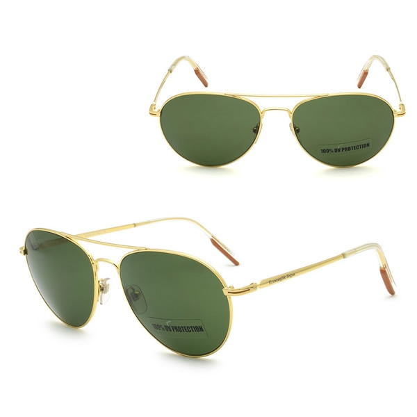 サングラス EZ0175/S 30N 60 Ermenegildo Zegna サングラス ノーズパッド ゴールド グリーン