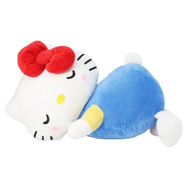 Qoo10] サンリオ ハローキティ ぬいぐるみクッション すや