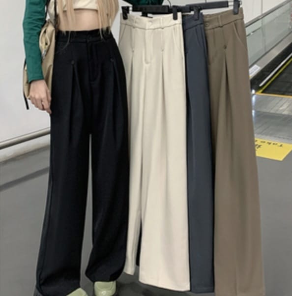ボトムス パンツ ワイドパンツ かわいい 大人可愛い きれいめ シンプル カジュアル 大人 上品 おしゃれ お洒落 かっこいい レトロ 大人女子 こなれ感 ラフ 個性的 モード系 主役級 存在感 無地
