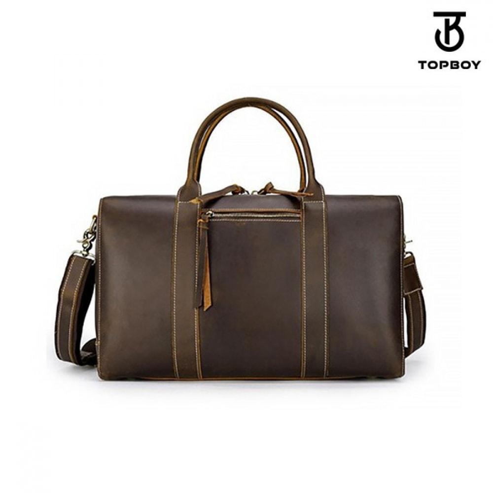 （トップボーイ）クラシックソリッドレザートートバッグ（BG261）