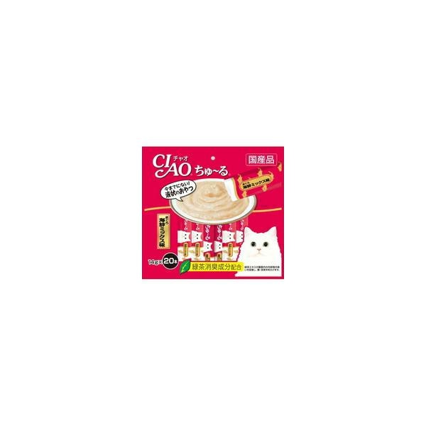 【1ケース】【お取り寄せ対象品】CIAOちゅ-る まぐろ 海鮮ミックス味 14g×20本入[いなばペットフード CIAO(チャオ)] *16個