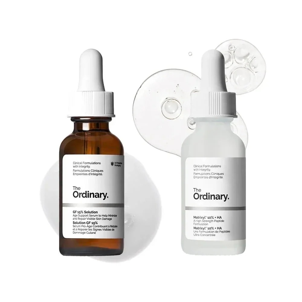 The Ordinary 弾力リフティングセット (GF 15% ソリューション + マトリキシル10%+HA) GF 15% Solution + Matrixyl 10% + HA