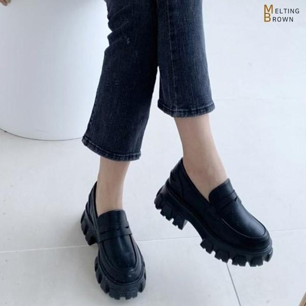 女性ペニーローファー レディース アウトソール ローファー K306