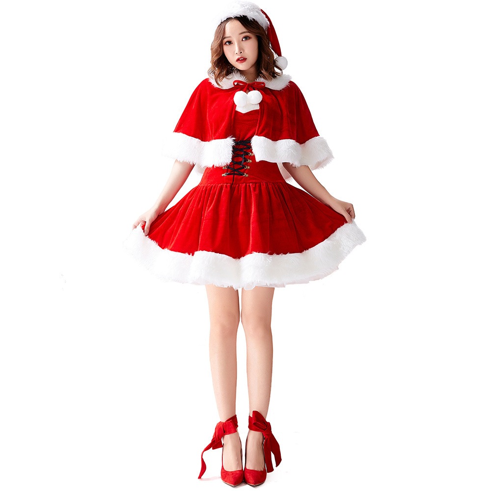国内在庫 サンタ 3点セッククリスマス ドレス サンタクロース19 サンタ 可愛い コスプレ大人変装仮装 クリスマス Size M Www Crispie Co Uk