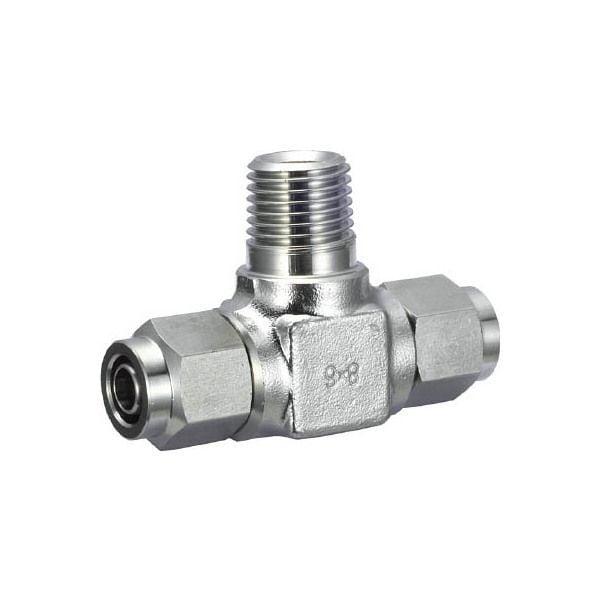 TS10-04MT SUSブランチティ (適用チューブ径10X8 ねじR1/2) メーカー直送