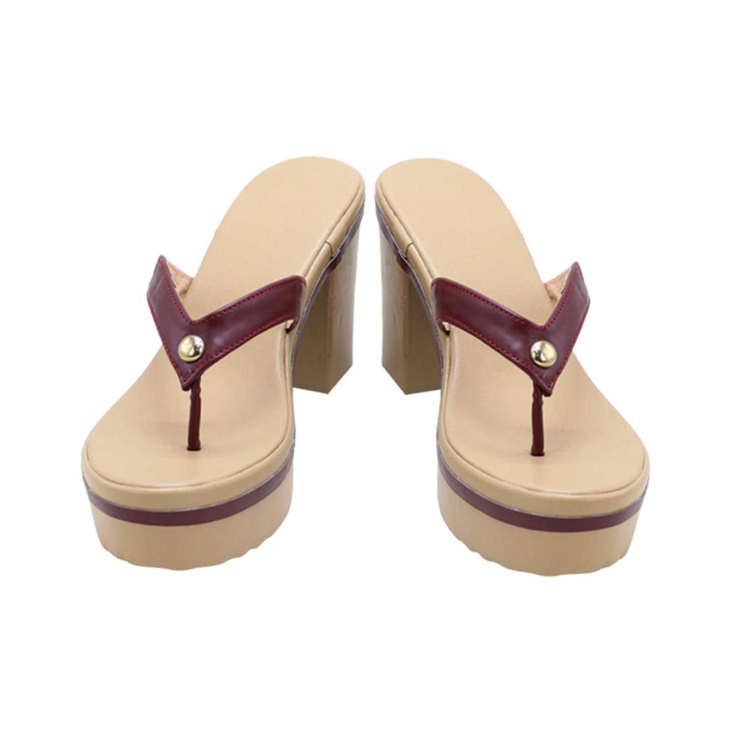 雷電将軍 雷神バアル 原神 げんしん Genshin コスプレ 靴 ブーツ コスプレ靴 コスプレブーツ カスタマイズ可能903202