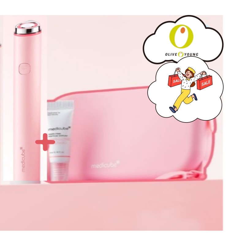 [韓国オールヨン企画展:9個残った] 新商品 ブースター プロミニ ピンク 美顔器+PDRN ピンクアンプル 5ml+専用ゼリーポーチ