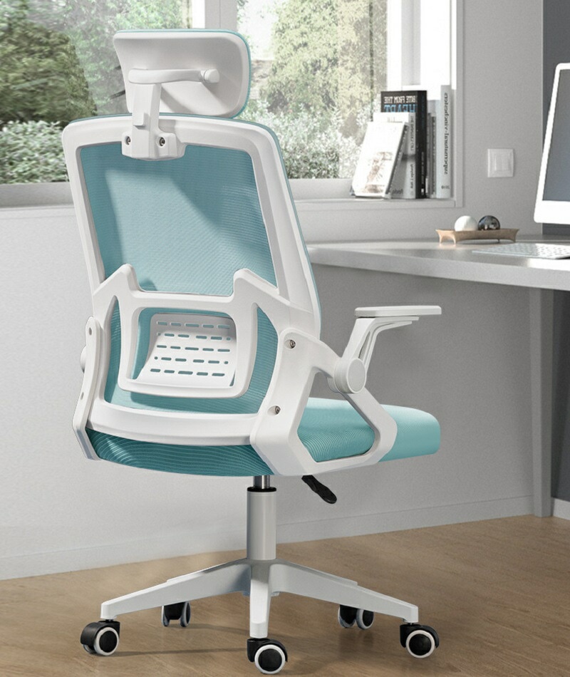新品オフィスチェア デスクチェア 疲れない テレワークチェア ロッキング機能 人間工学 椅子 腰サポート 跳ね上げ式アームレスト 3Dヘッドレスト 高反発クッション PCチェア 通気性メッシュ ゲーミ