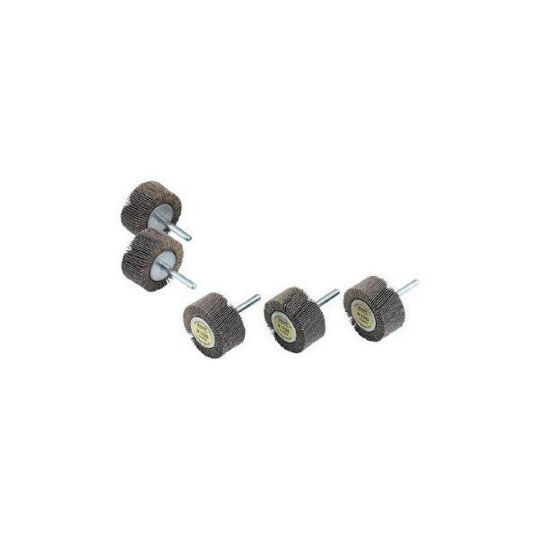 TRUSCO MR8025 ミラクルフラップホイール 外径80X厚25X軸6 5個入 #80 メーカー直送