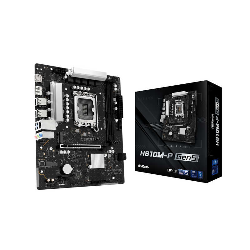 ASROCK　マザーボード ［MicroATX］　H810M-PGen5