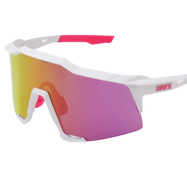 100%(ワンハンドレッド) スポーツサングラス スピードクラフト HiPER VitalPink MirrorLens クリアレンズ付 60007-00044 MWH×PK(25y2m)