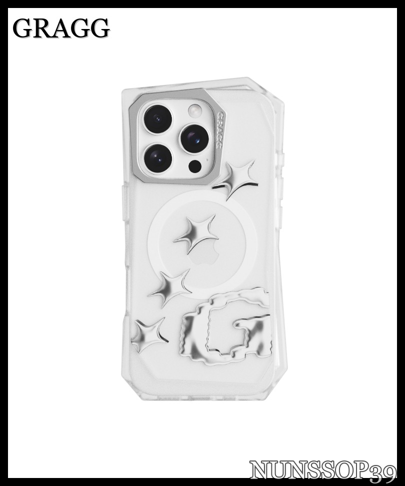 GRAGG MAGSAFE LANDING CORNER CASE CLEAR/CHROME - STARBUST