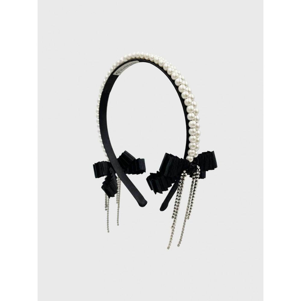 ジャンポールクラリスララリボンパールヘッドバンドLFHB0761