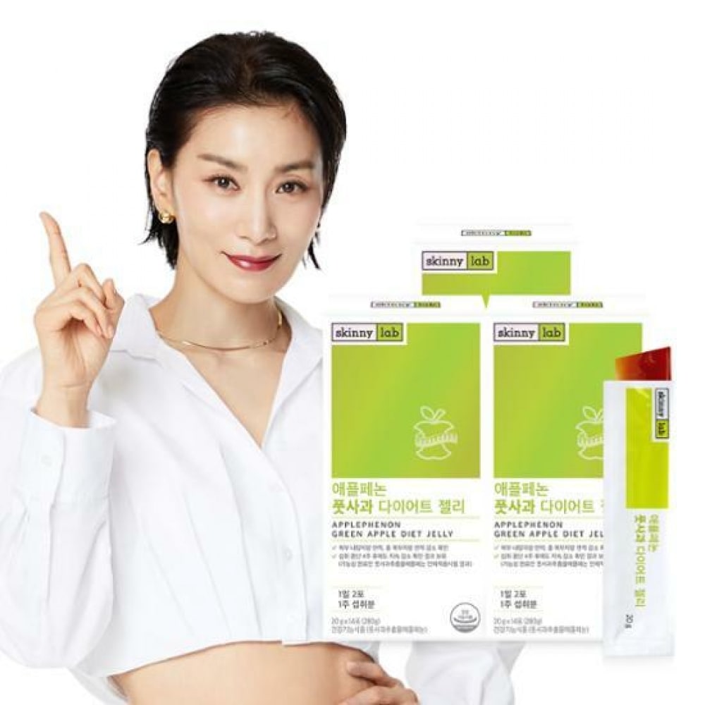 スキニーラップスキニーラップアップルフェノンフットアップとダイエットゼリー42砲(3週分)