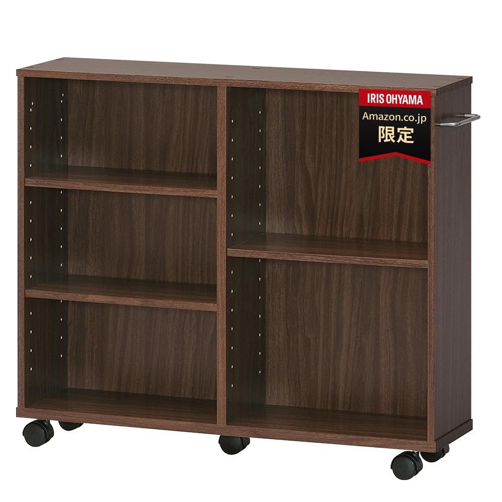 最安値挑戦 【Amazon.co.jp限定】アイリスオーヤマ 棚 キッチンワゴン カート 収納 収納棚 棚 おしゃれ ラック 調味料ラック おもちゃ キッチン 収納 棚 カート 本棚 幅75×奥行20