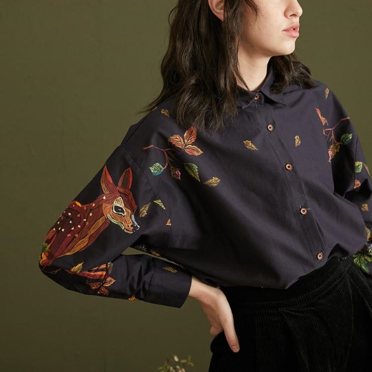 アニマル柄ブラウス ブラウス シャツ セレブ オフィス OL トップス 通勤 かわいい 大人 レディース 長袖 無地 秋 冬