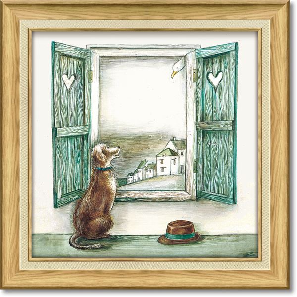 ユーパワー ジョー/ラム Gel加工 アートフレーム 「オールド ハット」