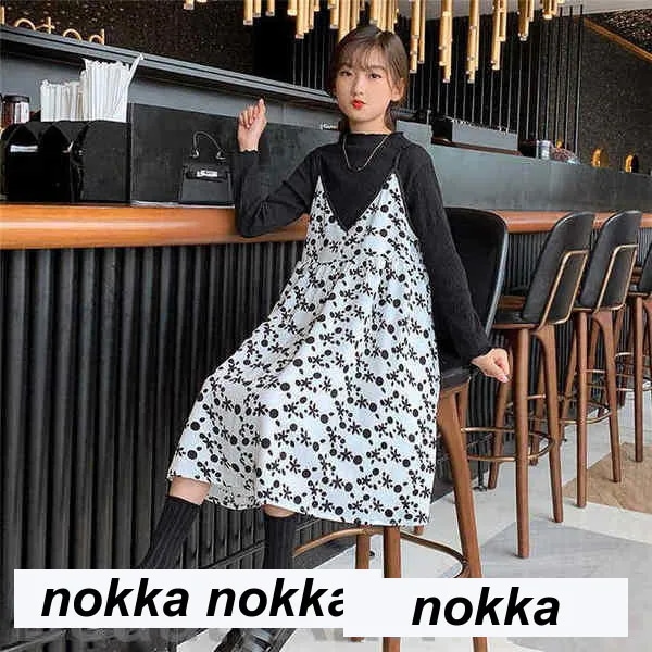 Hot!!!子ども服 セットアップ キッズ サロペット プリーツ 女の子 2点セット ベストワンピ 長袖トップ 4,970円