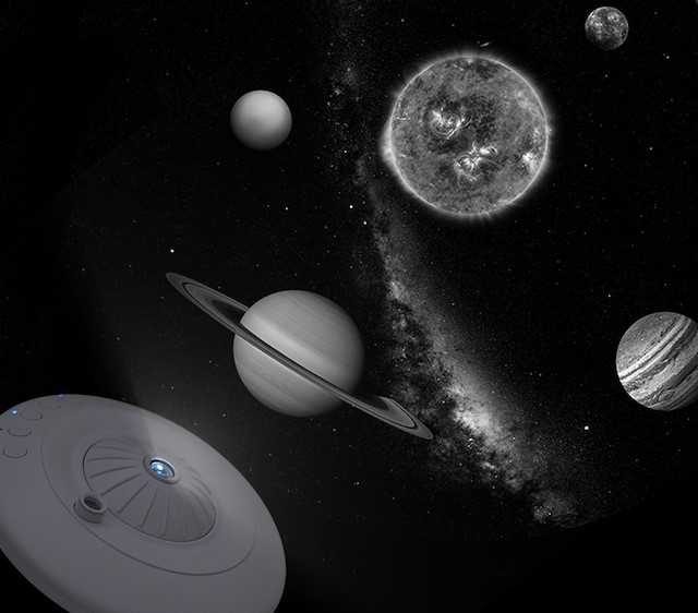 宇宙月星 オーロラ プロジェクター ムード灯