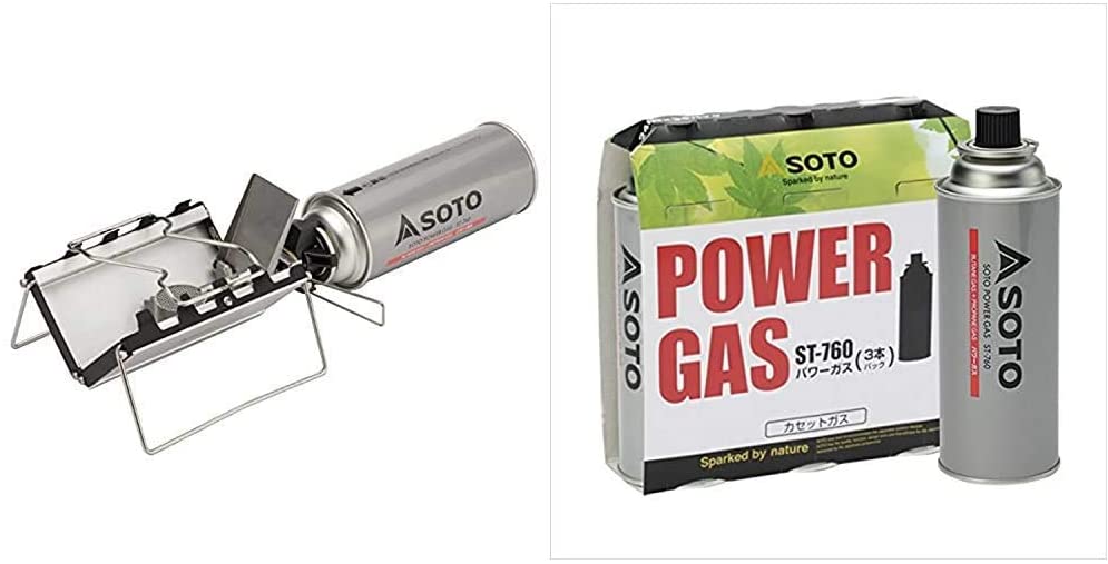 【本日限定価格】 ソト 収納バッグ付き キャンプ用品 登山 BBQ ツーリング ソロキャンプ 火力が