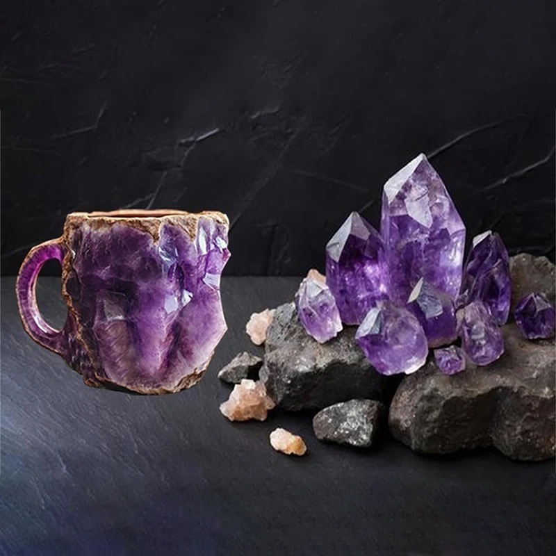 ミネラルクリスタルコーヒーマグドリンクウェアティーカップセラミック陶器とセラミックギフトコーヒーウェアとティーウェアカップ400ml - 15