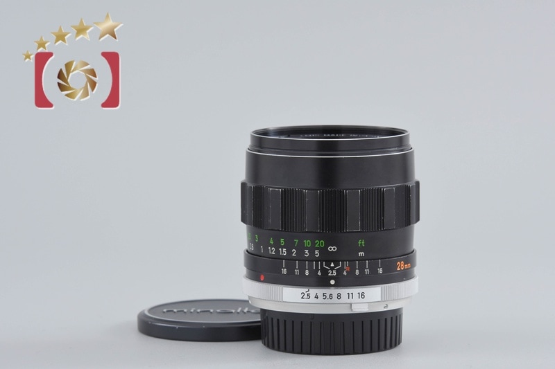 MINOLTA ミノルタ MC W.ROKKOR-SI 28mm f/2.5