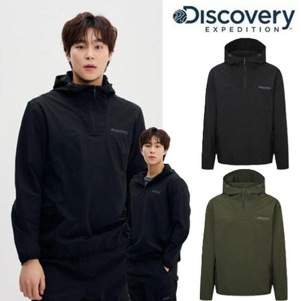 [25年春商品] DMHD21051 男性ウーブンフード付きTシャツ
