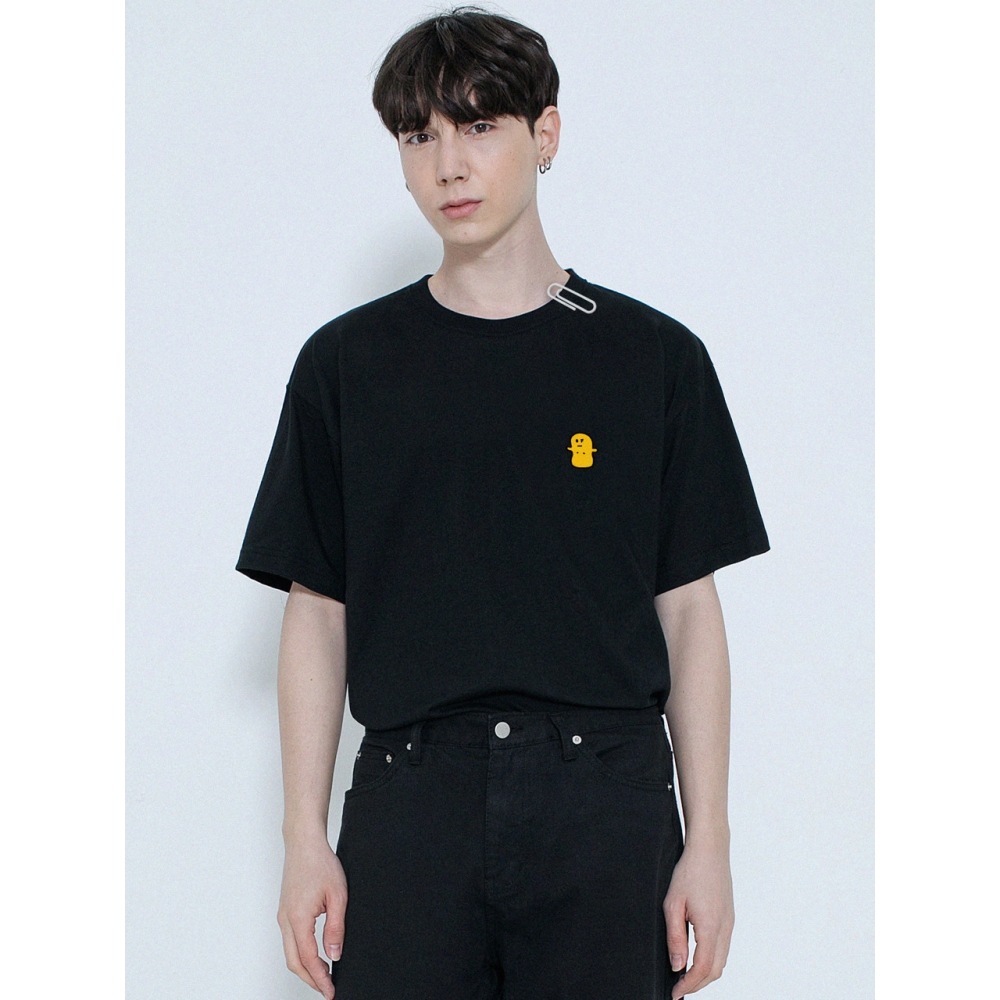 グレイバーストリートドットバックロゴ半袖Tシャツ 4COLOR