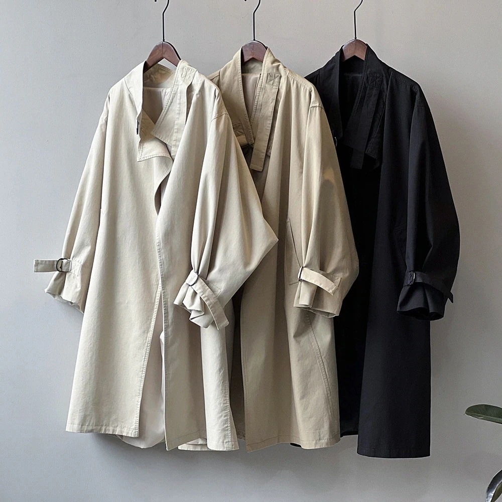 高級感 春 コート 日韓 ゆったり ロングタイプ アウター 気質 レディース スリム見え トレンチコート