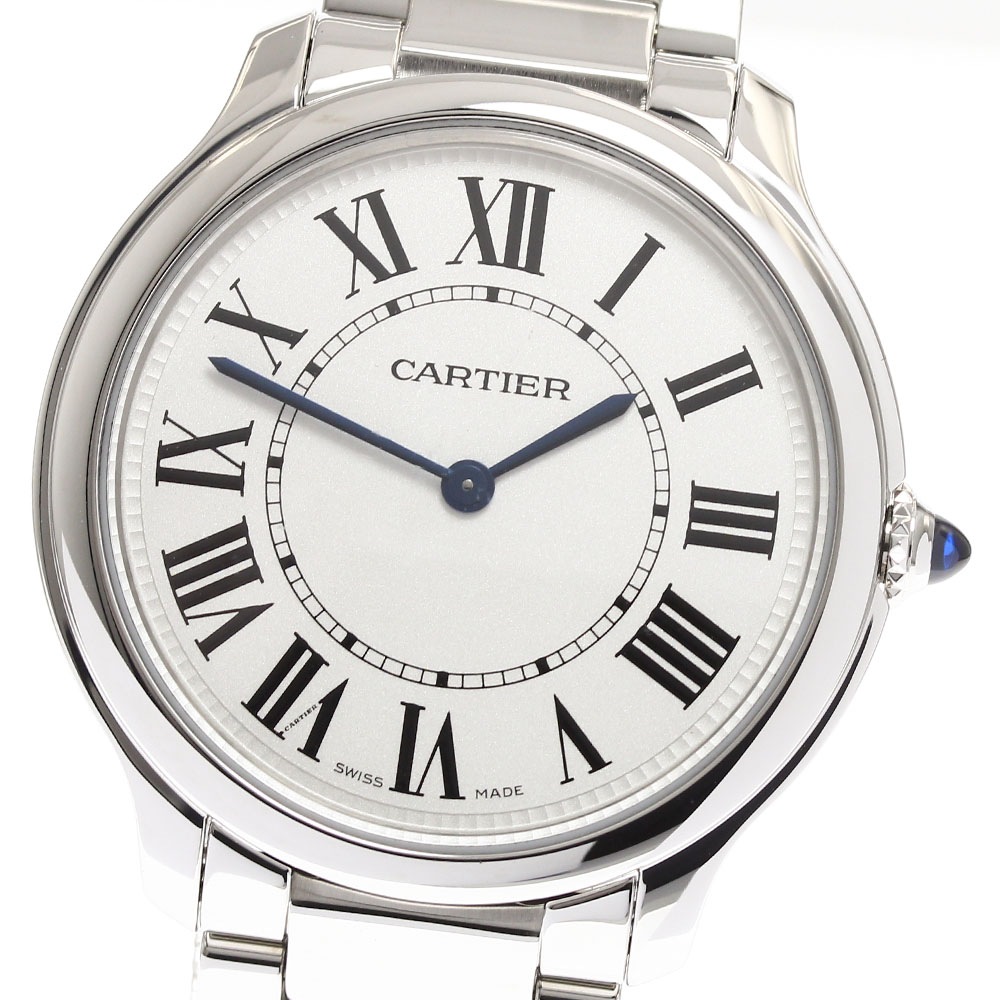 カルティエ CARTIER WSRN0034 ロンドマスト ドゥ カルティエ 36MM クォーツ ボーイズ 極美品 保証書付き_901497【中古】