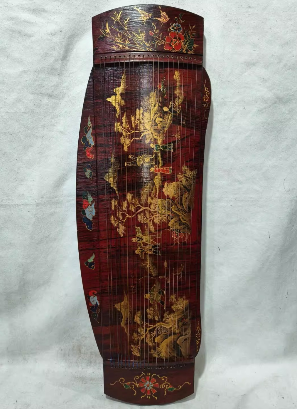 古箏（こと） 旧コレクション漆器 中国弦楽器