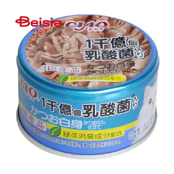いなば食品 チャオ乳酸菌1千億かつお鰹だし85g×48個 ペット