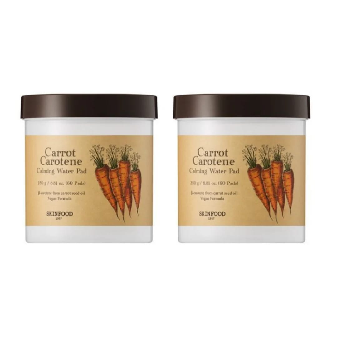 1 1限定企画 熱感鎮静 スキンフ ドキャロットカロチンカミングウォ タ パッド60枚ダブル企画 本品＋本品