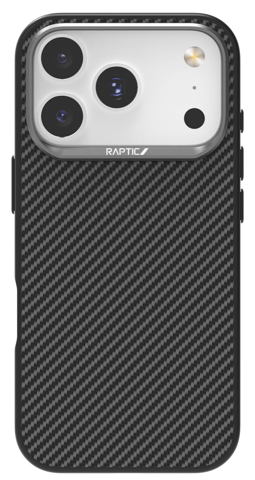 【RAPTIC】 iPhone 17 Pro 対応 ケース MagSafe 対応 カーボン 調 耐 衝撃 薄型 スマホケース マグセーフ対応 アラミド 耐衝撃 頑丈 携帯ケース カバー [ iPhon