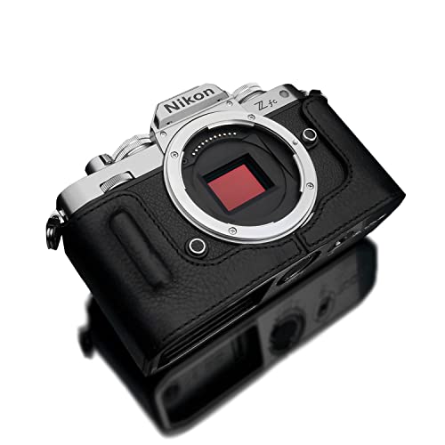 最上の品質な Nikon GARIZ Zfc ブラック HG-ZFCBK 本革カメラケース 用 生活家電用アクセサリ・部品