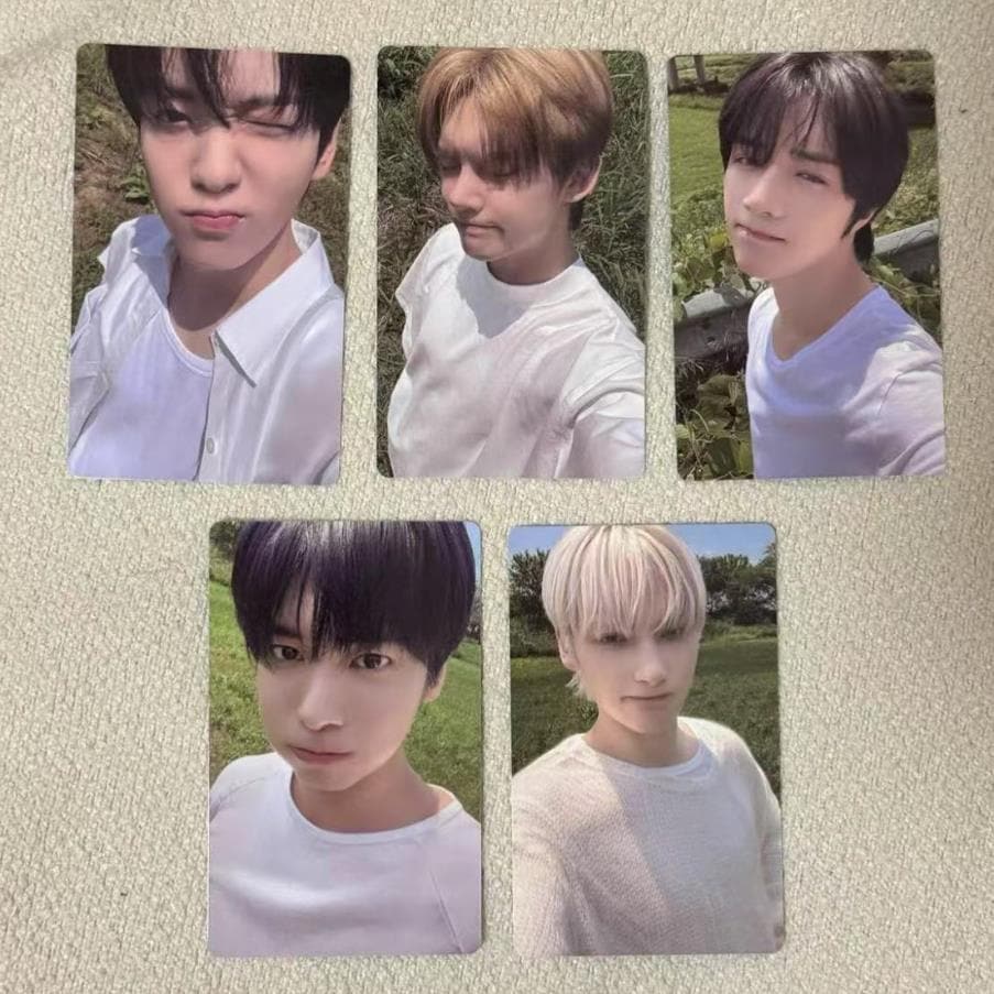【最短当日発送】公式 TOMORROW X TOGETHER TXT showcase sc 特典 　全員５枚セット