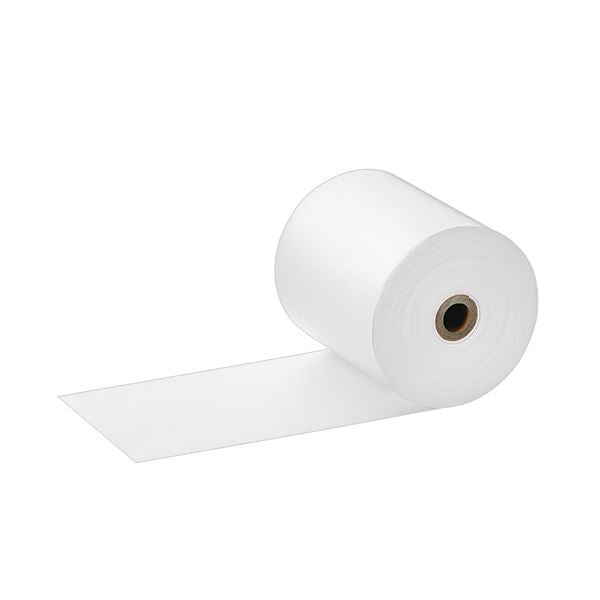 TANOSEE感熱レジロール紙 ノーマル保存 幅58x直径80mmx長さ80m 厚み約0.062mm 芯内径12mm1セット（80巻：5巻x16パック）